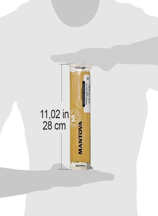 Mantova Italian Bronze Die Spaghetti Pasta - 100% Durum Wheat Semolina Bronze Die Spaghetti - Product Of Italy, 1 Pound (Pack of 6) - Image 4