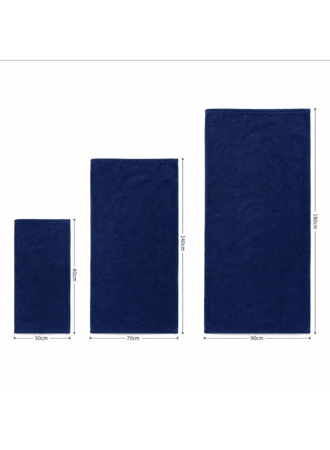 Donetella Towel Set (Pack of 3) – Microfiber 330 GSM – Ultra Soft & Highly Absorbent Quick Dry Bathroom Towel Set with Bath Sheet, Bath Towel & Hand Towel - Image 3