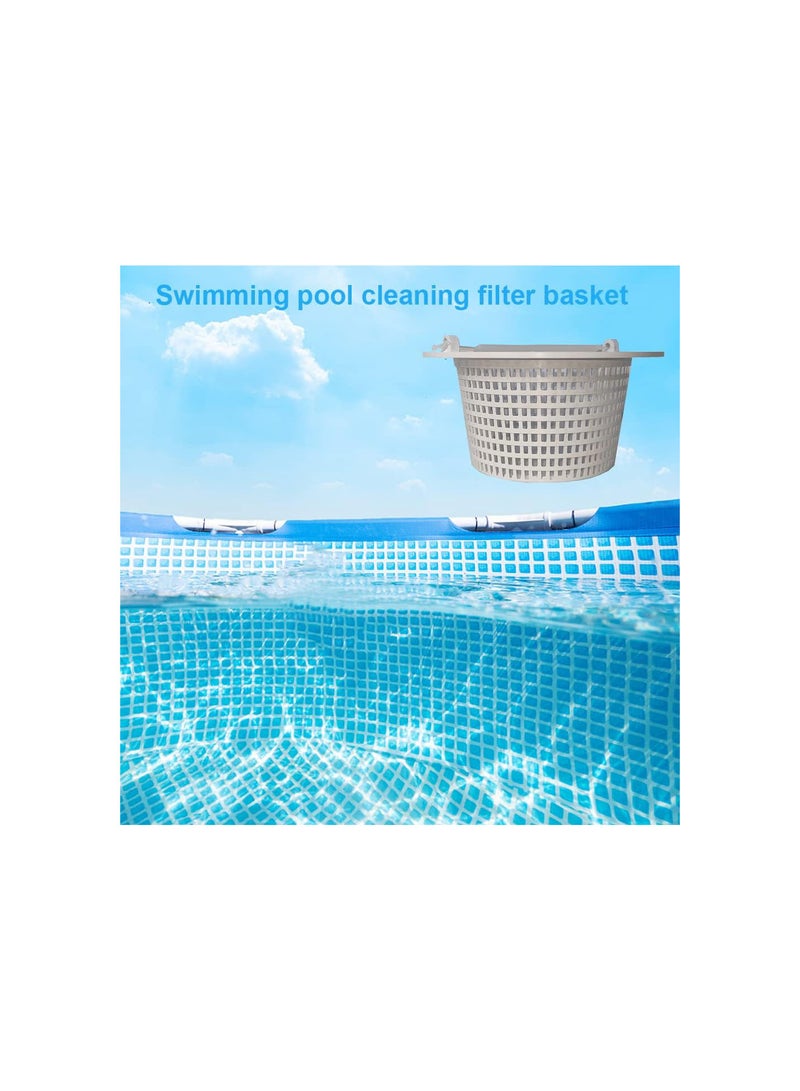 GGOOT Pool Skimmer Basket Replacement, Swimming Pool Replacement Filter Strainer Basket Remove Leaves Debris Cleaning Tool with Handle for In-Ground and Above Ground Pools - Image 5