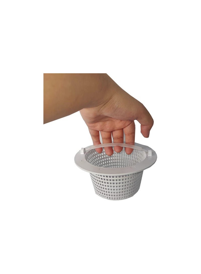GGOOT Pool Skimmer Basket Replacement, Swimming Pool Replacement Filter Strainer Basket Remove Leaves Debris Cleaning Tool with Handle for In-Ground and Above Ground Pools - Image 4