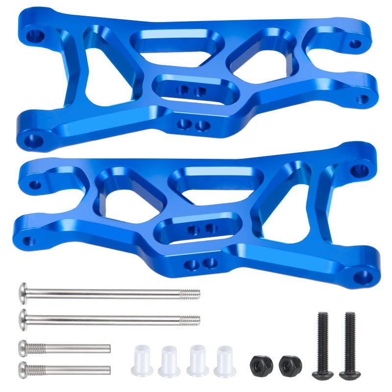 WEFEINO Aluminum Front Rear Suspension AArms Upgrade Parts for Traxxas 110 Slash 2WD RC Car Front - Image 2