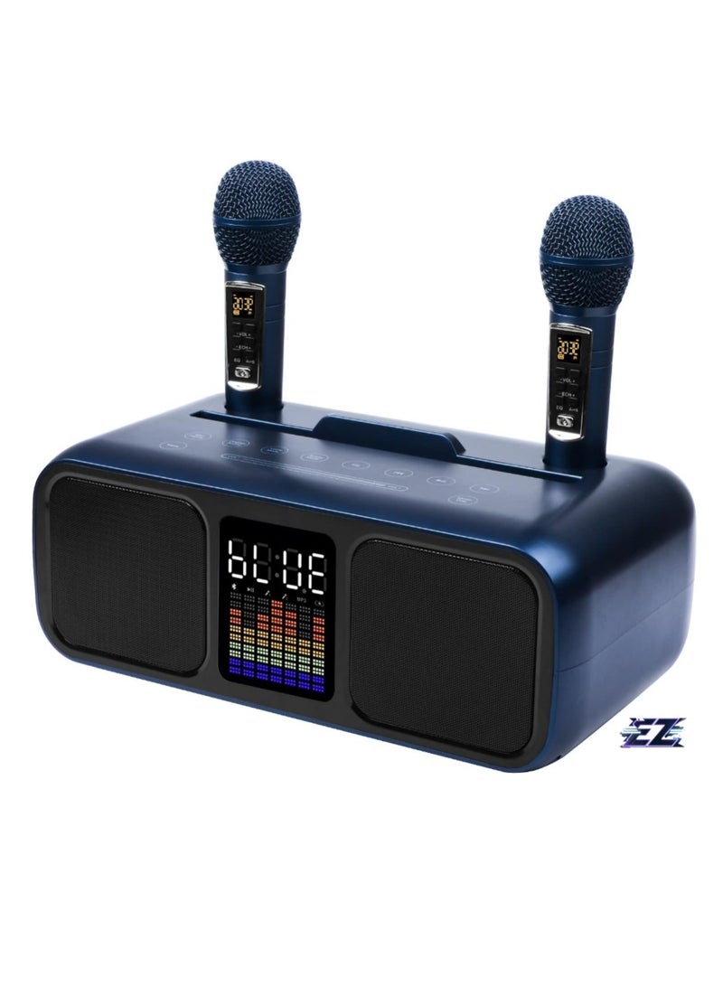 Smart Berry Portable Karaoke Wireless Speaker PA System with 2 Microphones – Perfect for Parties, Picnics & More - Image 1