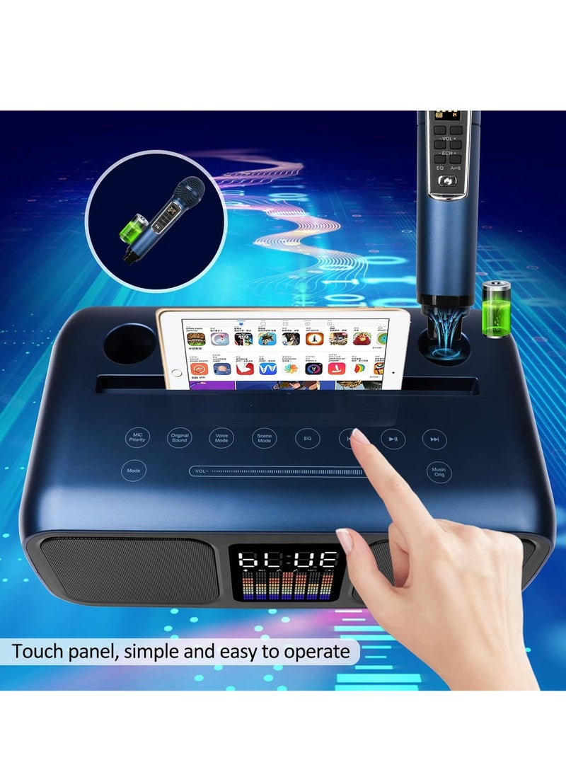Smart Berry Portable Karaoke Wireless Speaker PA System with 2 Microphones – Perfect for Parties, Picnics & More - Image 5