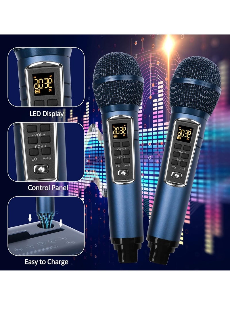 Smart Berry Portable Karaoke Wireless Speaker PA System with 2 Microphones – Perfect for Parties, Picnics & More - Image 3