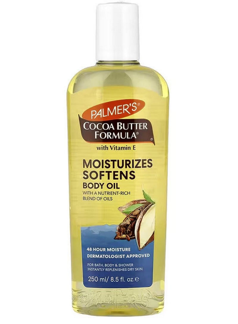 بالمرز زيت الجسم بتركيبة زبدة الكاكاو مع فيتامين E 250 مل - Image 1