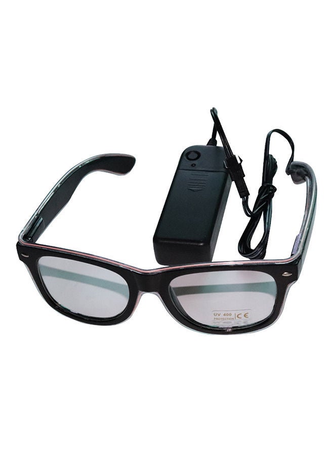 NIBEMINENT YJ001 LED Glasses 10 Colours Optional Light Up El Wire Neon Rave Twinkle Glowing Party Club Holiday Bar Decorative 15centimeter - Image 1