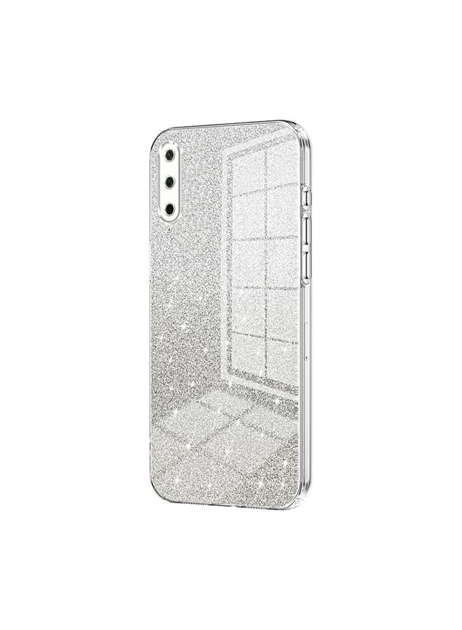S-TOP Case For Honor Play 3 Gradient Glitter Powder Electroplated Phone Case - Image 1