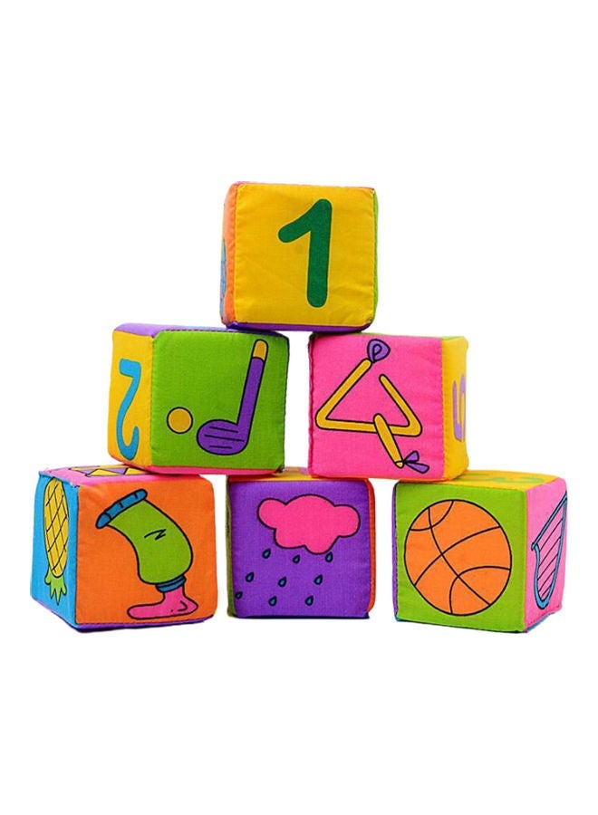 NIBEMINENT 6-Piece Cute Pattern Blocks