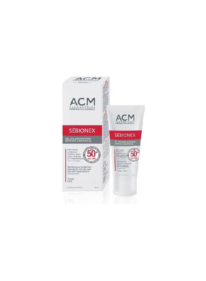 ACM Laboratoire dermatologique Sebionex Sunscreen Gel SPF 50+ 40 ml  - Image 4