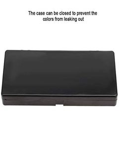 Semme Nail Art Palette, 24 Grid Plastic Nail Art Paint Color Mixing Palette Plate Watercolor Pigment Color Mixing Case Manicure Drawing Tray(Black)  - Image 5