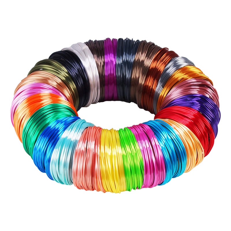 MIKA3D 25 Colors Silk Shiny PLA Filament Sample Pack, Each Color 4 Meter Length, Total 100m 3D Printer 3D Pen Material Refill, with Extra 2 Finger Caps by MIKA3D - Image 4