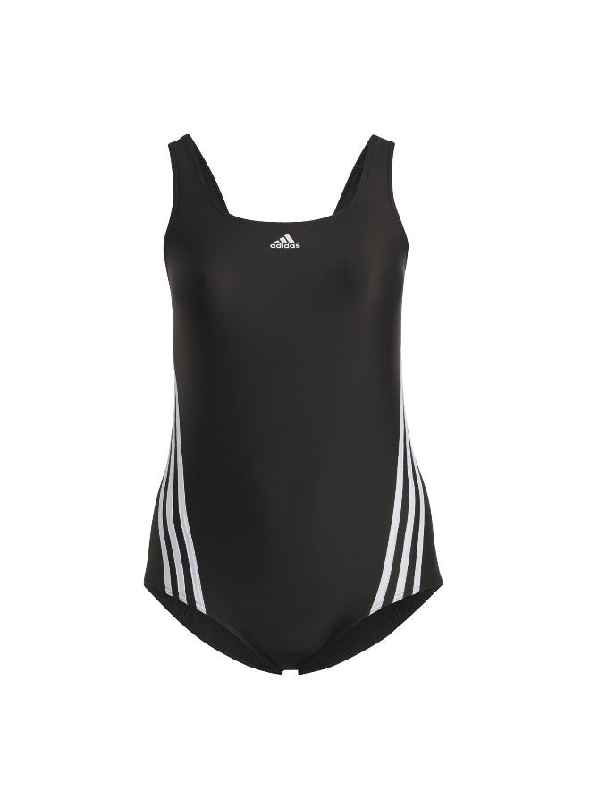 Adidas adidas 3S Swimsuit Ps Black Swim Swimwear 1X  - Image 2