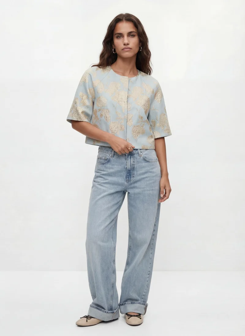 كوتون Crop Jacket