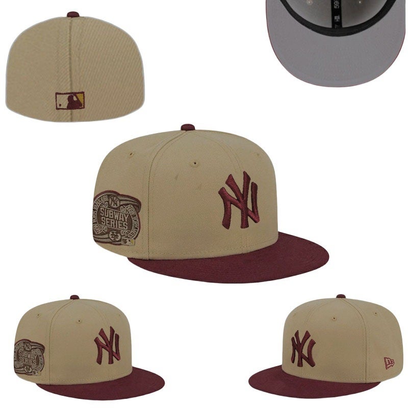 New Dense Embroidery Hat Lany Team Flat-Brim Baseball Cap American Hip-Hop Reversible Baseball League Team Cap - Image 1