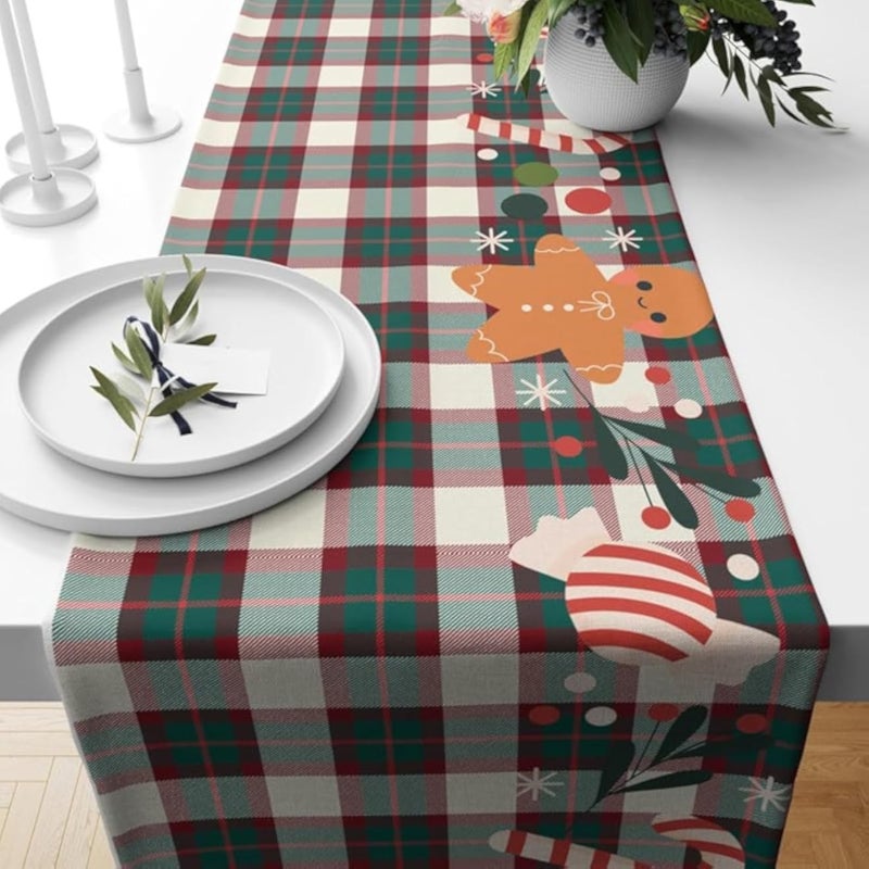 HOME PRINT w19 Christmas table runner will be a great addition to your home