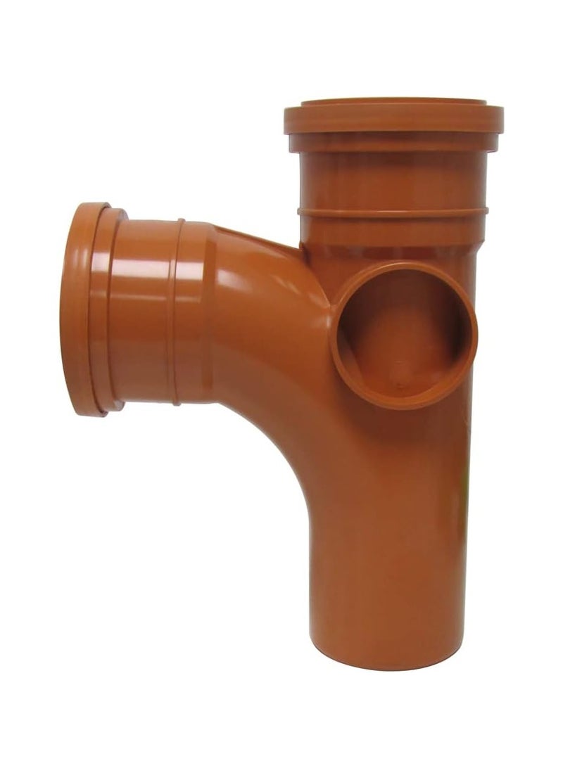 RACO Red UPVC Pipe Fittings for Plumbing Drainage Irrigation Ventilation Chemical Transport Water Treatment (PUSH TEE SINGLE) - Image 1