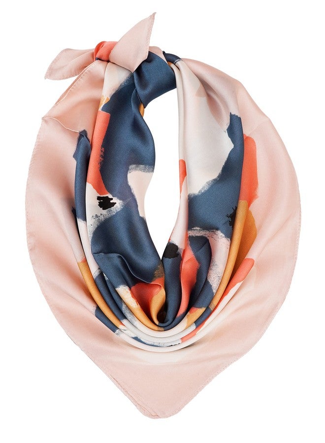 YOUR SMILE Silk Like Scarf Square Satin Hair Scarf Fashion Neck Scarfs for Women 27'' x 27'', 102, 27'' x 27'' - Image 1