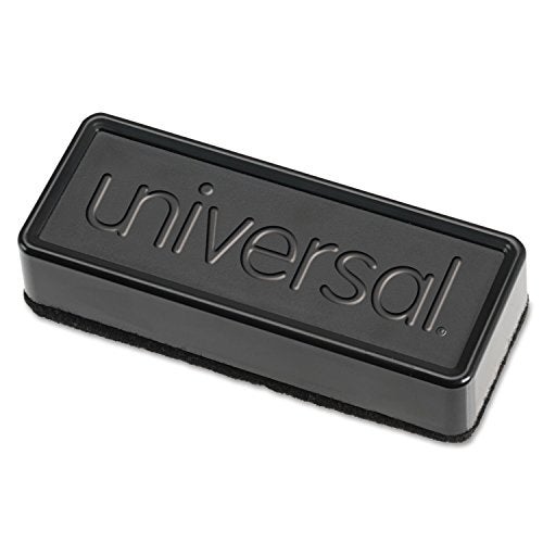 UNIVERSAL ممحاة سبورة بيضاء قابلة للمسح الجاف، 5" × 1.75" × 1" أسود - Image 4