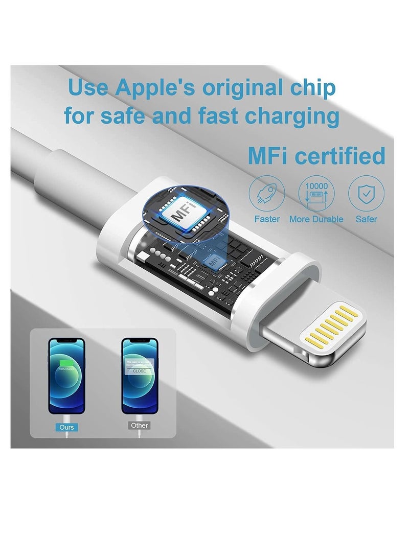 Generic Fast Charger [Apple MFi Certified] 20W PD Fast Type C Wall Charger with 6FT Charging Cable Compatible iPhone 13/13 Mini Pro Max/12 Pro Max/12  - Image 3
