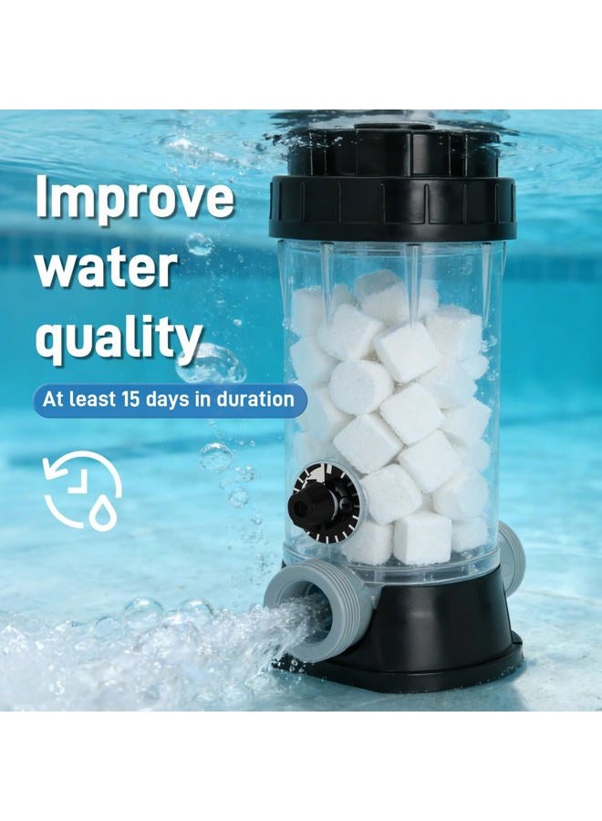 Dozont CL220 Off-Line Automatic Chlorinator Feeder Compatible with Hayward Chlorine Feeder for Swimming Pool Ponds Garden,Economy Off-Line Above-Ground Pool Automatic Chlorine Bromine Feeder - Image 5