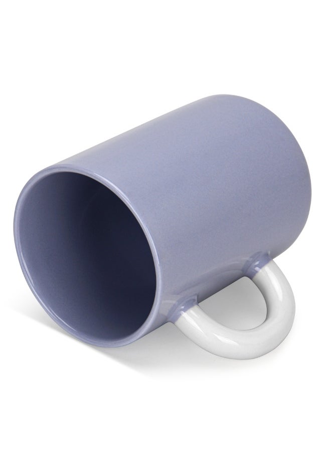 Fissman 2-Piece Coffee Mugs 540ml New Bone China Printed Tea Cups, Purple Ceramic Mug for Hot Drinks, Latte, Cappuccino, Office or Home Use  - Image 5