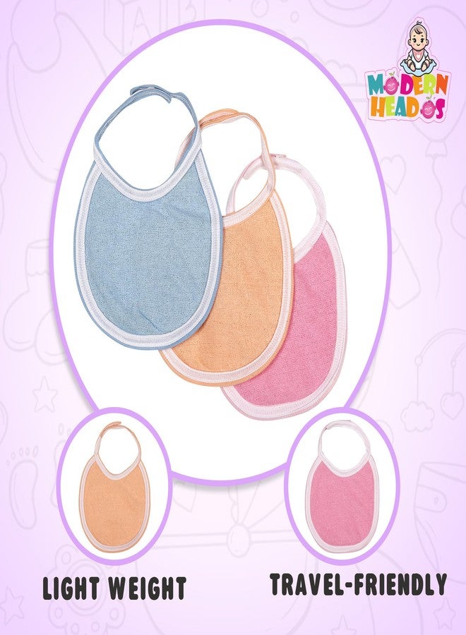 Modern Heados Baby Bibs Pack of 5| Bibs for new born baby Cotton Combo Bibs (Multicolor) (MDBB__12) - Image 5