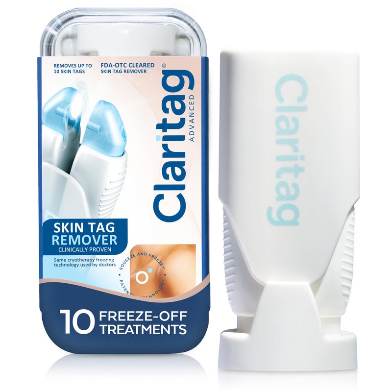 Claritag Advanced Skin Tag Remover - FDA-Cleared Device - Only for Skin Tag Removal - Works in 7-14 Days - Up to 10 Treatment Cycles - Cryogenic Freeze-Off Kit - Image 1