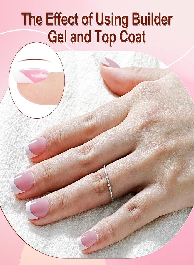 JODSONE Short Round French Press On Nails - 150PCS 15 Sizes Matte Pink Fake Nail Tips, Easy DIY Acrylic Press On Nails, Natural Seamless Fit - Image 3