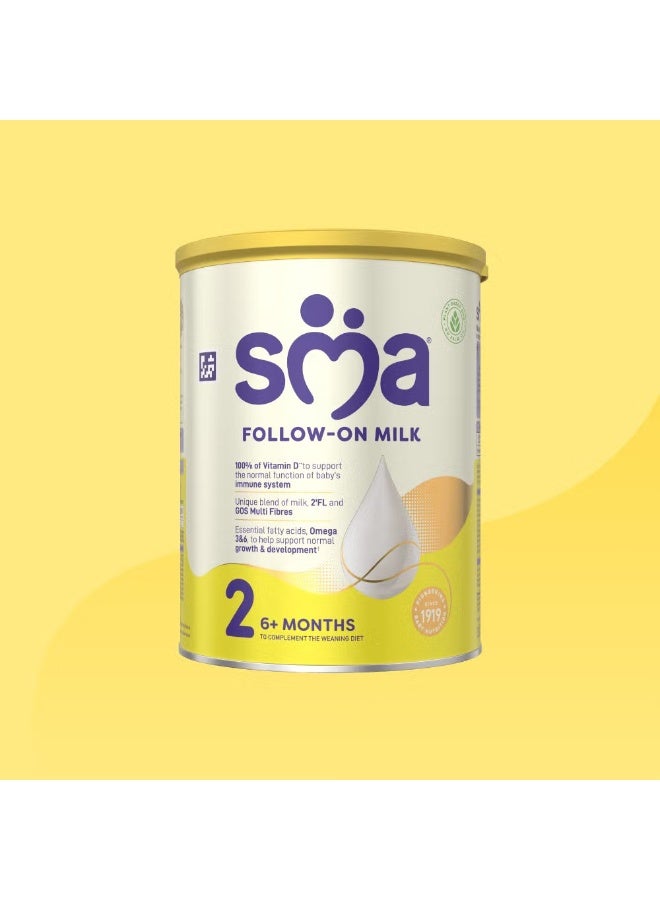 SMA Stage 2 Follow on Milk Baby Powder Formula 6 Plus Months 800 g - Image 4