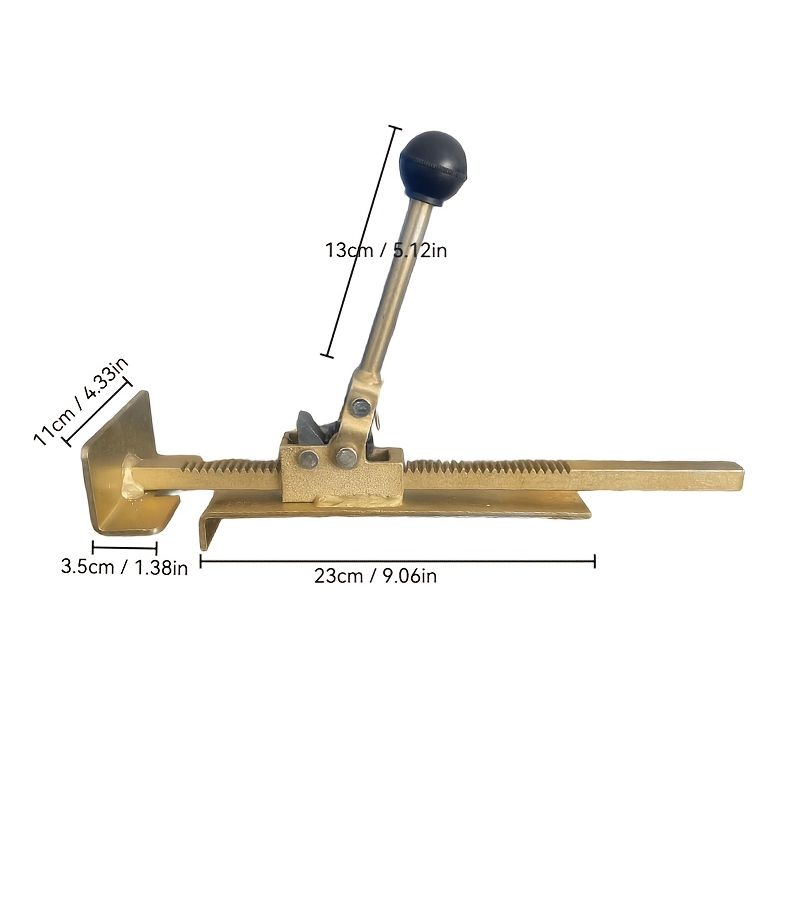 Wooden Floor Clamps Heavy Duty Pull Bar Professional Flooring Installation Tool With Adjustable Handle Durable Metal Construction For Flooring Projects - Image 3