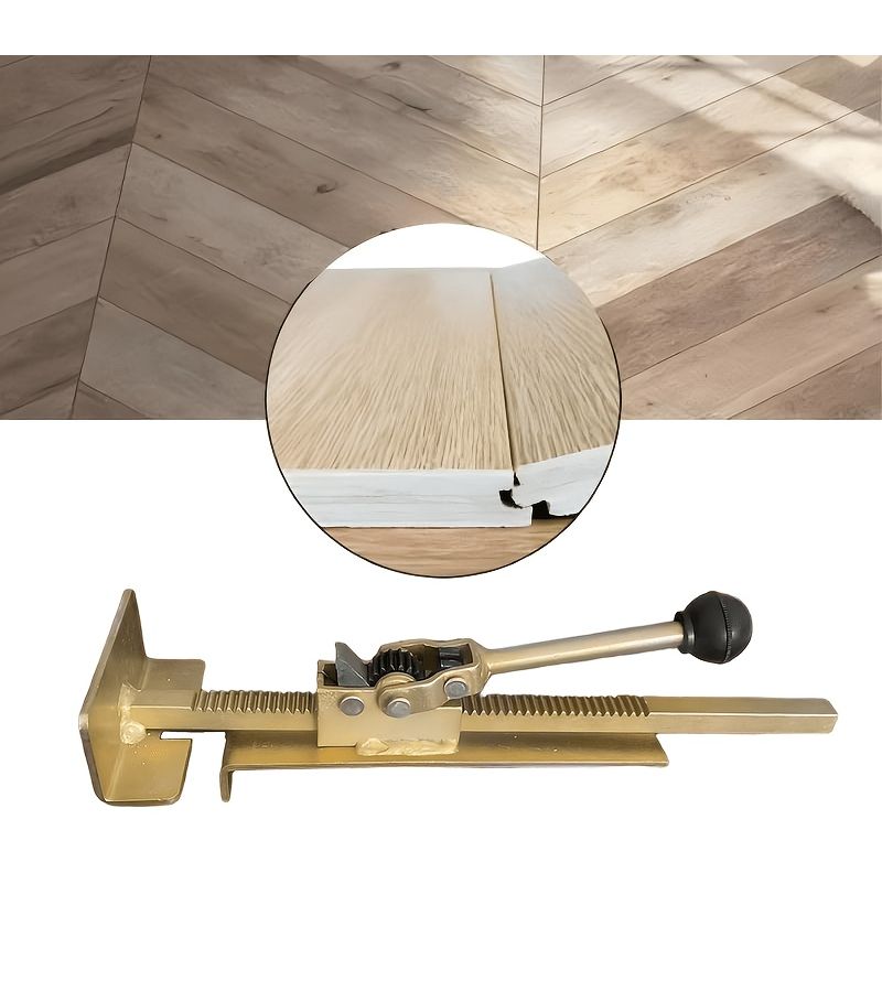 Wooden Floor Clamps Heavy Duty Pull Bar Professional Flooring Installation Tool With Adjustable Handle Durable Metal Construction For Flooring Projects - Image 4