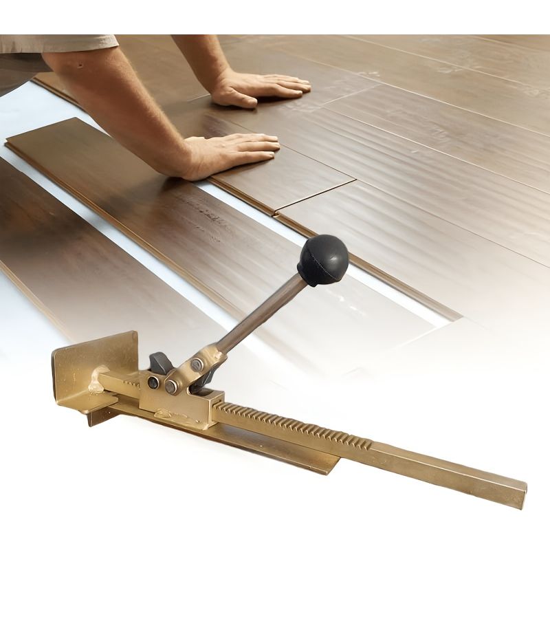 Wooden Floor Clamps Heavy Duty Pull Bar Professional Flooring Installation Tool With Adjustable Handle Durable Metal Construction For Flooring Projects - Image 5