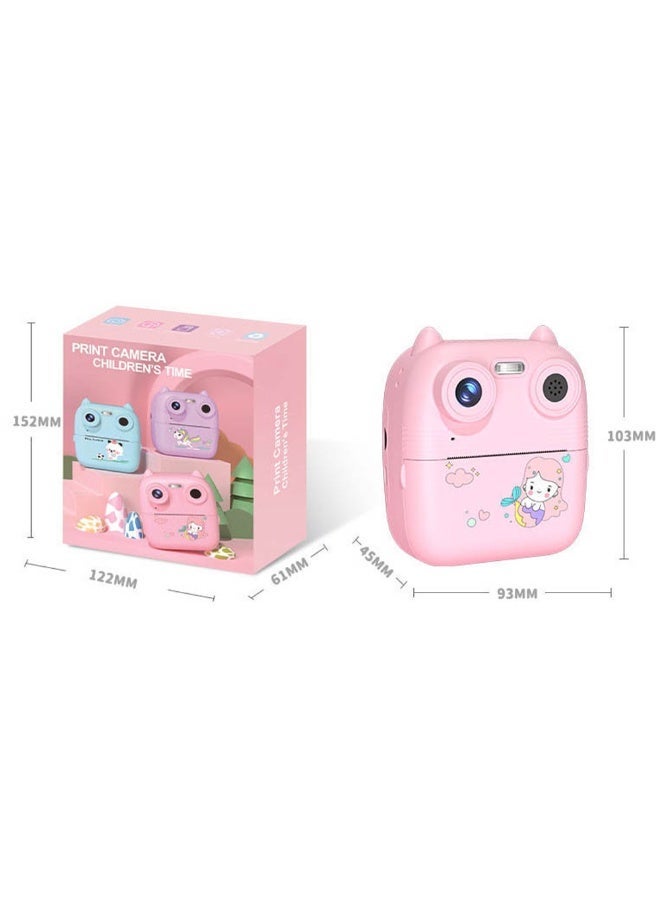 Portable Instant Print Camera for Kids, 2.4" Screen, 1080P Video, Games & MP3 Player, Voice Control, Type-C Charging, Includes 3 Paper Rolls – Fun Gift for Boys & Girls - Image 5
