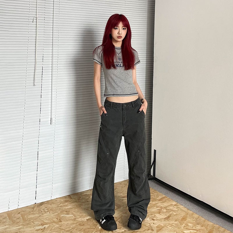 Unisex Casual Daily Denim Jeans - Image 3