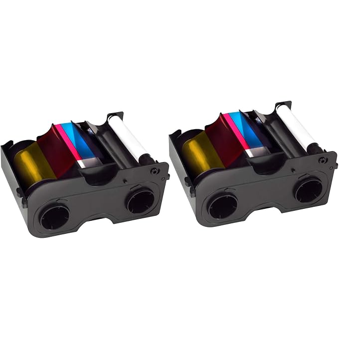 Bodno 2 x Fargo 45000 Color Ribbon - YMCKO - 250 Prints Software Demo
