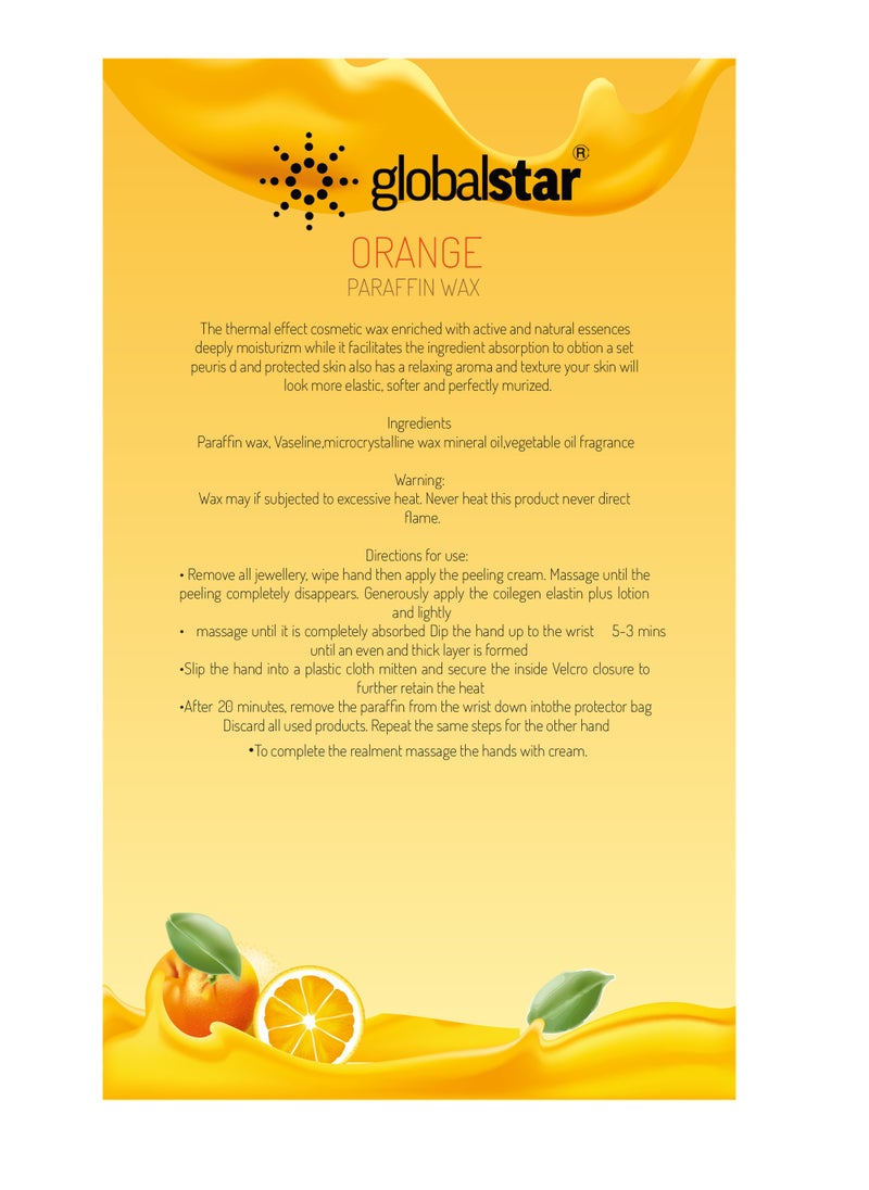 globalstar - Paraffin Wax Orange 454ML - Image 1