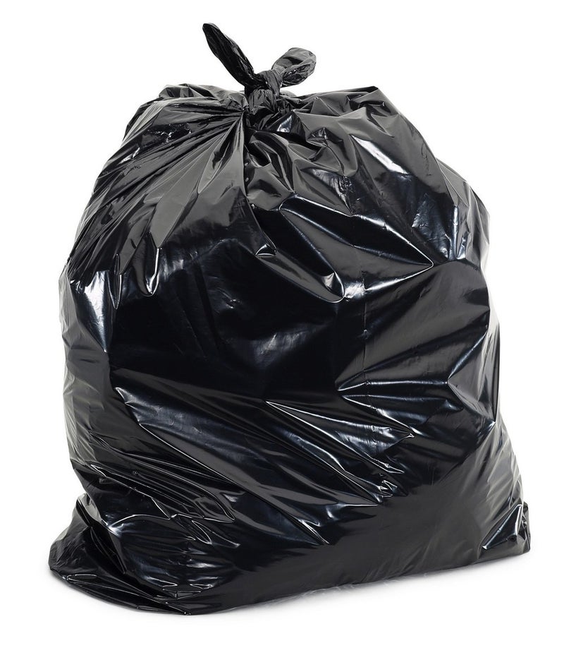 Plasticplace 1216 Gallon Trash Bags 10 Mil Black Tall Garbage Can Liners 24 x 31 250 Case