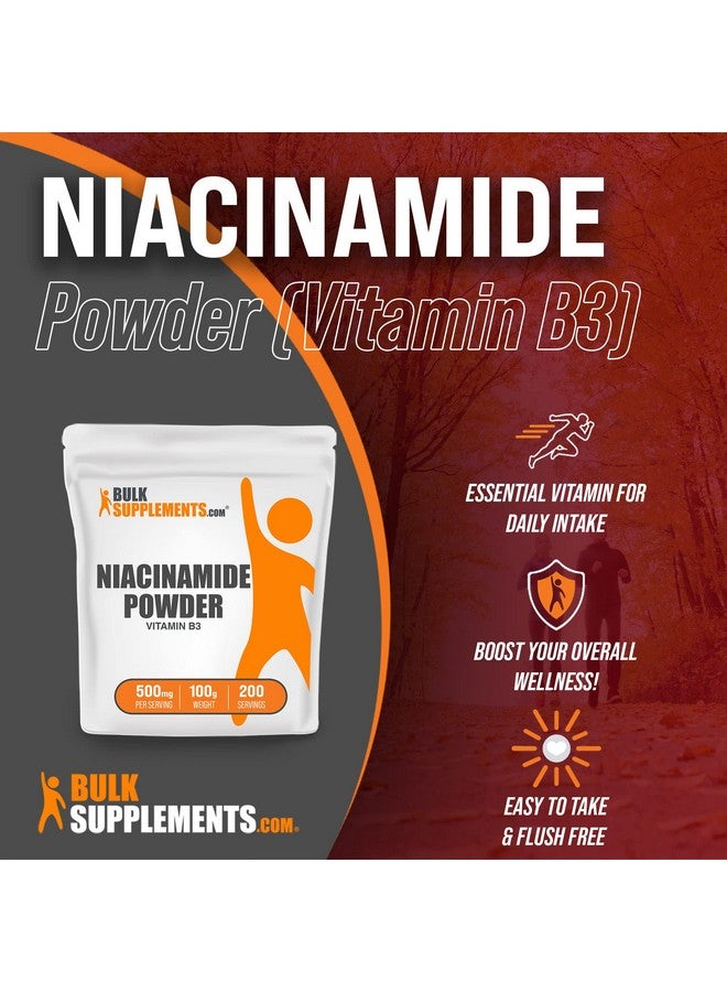 BULKSUPPLEMENTS.COM مسحوق النياسيناميد نياسيناميد 500 ملغ فيتامين ب3 نياسيناميد مسحوق فيتامين ب3 فيتامين ب3 نيكوتيناميد 500 ملغ 500 ملغ نيكوتيناميد لكل حصة 100 جرام 35 أونصة - Image 4