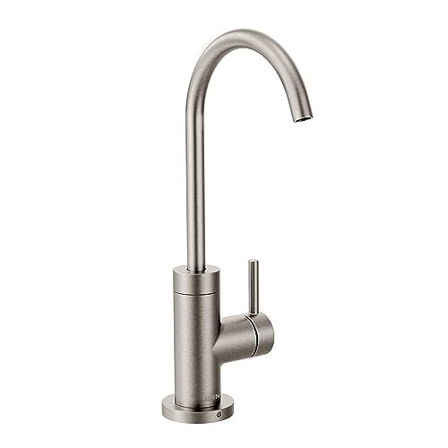 Moen Sip Modern Cold Water Kitchen Beverage Faucet, Spot Resistant Stainless Steel, S5530SRS - Image 1