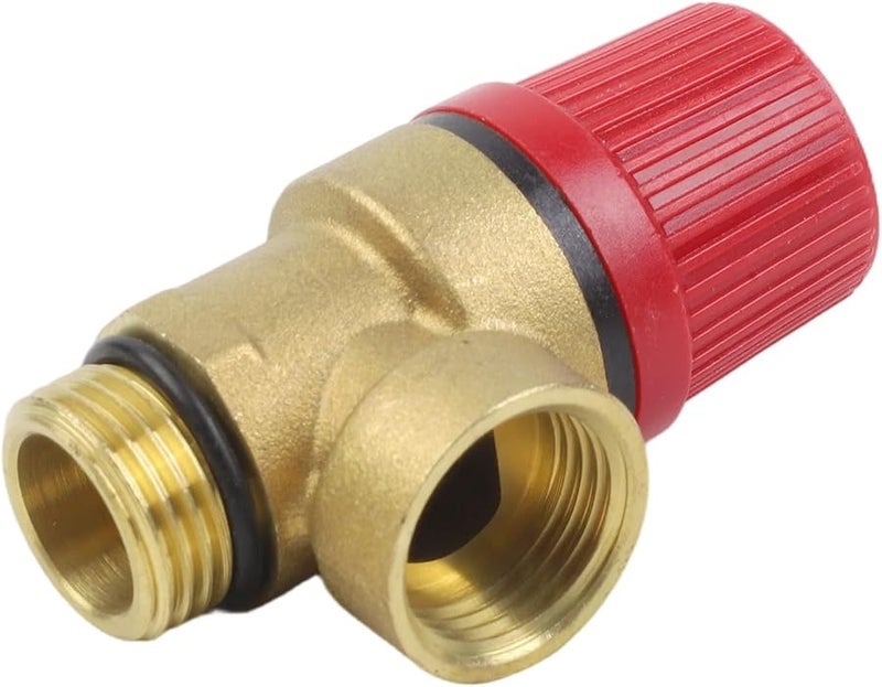 Brass Safety Valve Drain Relief Switch For Solar Water Heater 6 Bar Pressure 1 2 Inch Thread - Image 4