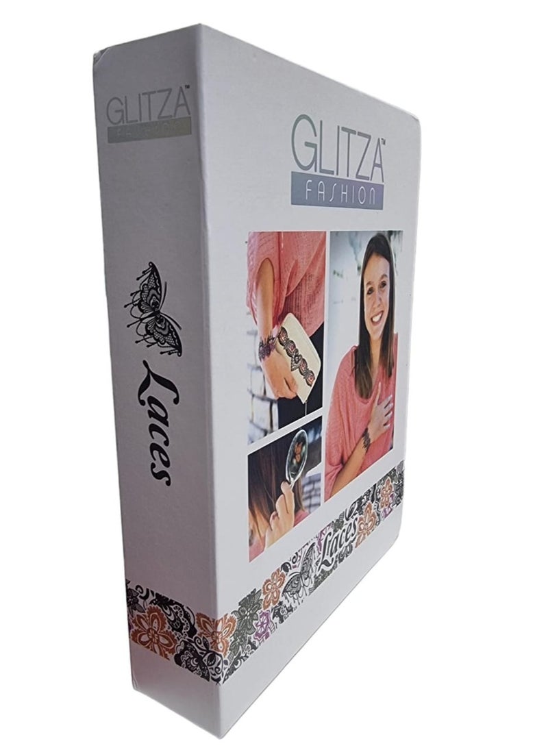 Glitza Fashion Delx Laces 7843 Temporary Tattoos - Image 2