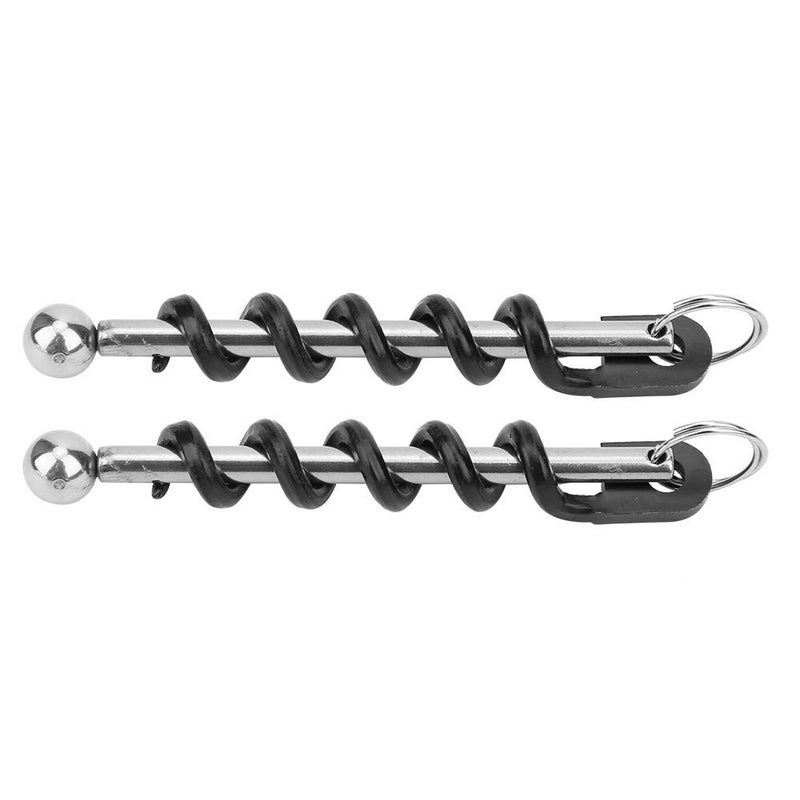 Bottle Opener 2 Pack Beer Wine Bottle Opener Stainless Steel Portable Bar Kitchen Tool Black - Image 2