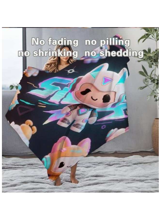 general Flannel thin blanket (warm and comfortable, suitable for sleep, gaming, dust removal and sandproof) 150cm*200cm - 989 - Image 5