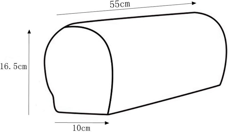 klarakoSet Of 6 Sofa Armrest Cover Stretch Fabric For Couches Armchairs Recliners klarakoGray, as described - Image 4