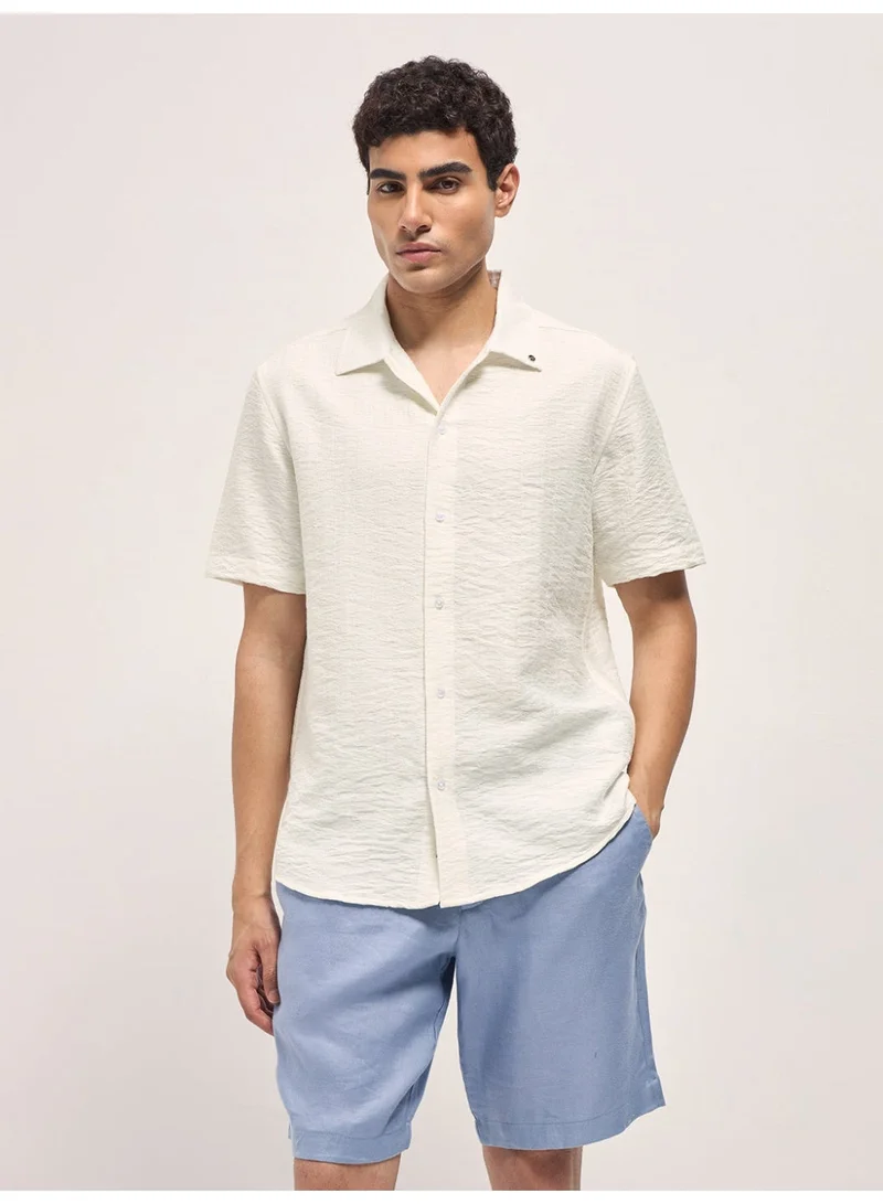 The Bear House  Men’s Shirt for Office, Casual & Party Wear | Comfortable Long Sleeve Shirt with Classic Collar, Button Closure & Versatile Stylish Look for Men | Best Price UAE