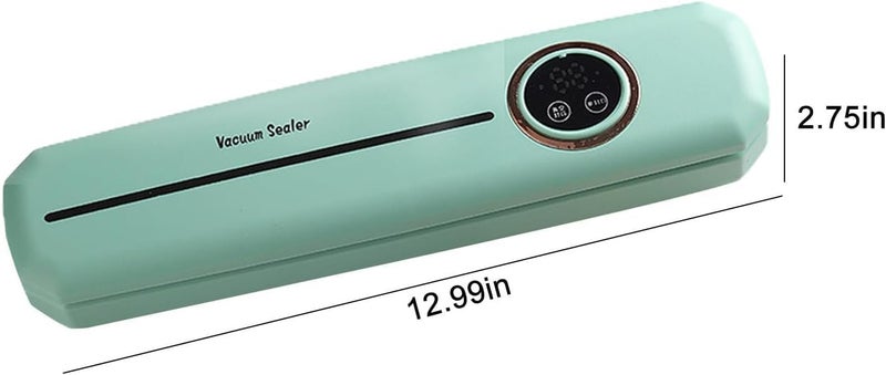 MVM Enterprise Vacuum Sealer Machine Food Protector Vacuum Sealer Lightweight Automatic Food Vacuum Sealer DryMoist Modes Builtin Cutter Easy To Clean multicolour - Image 2