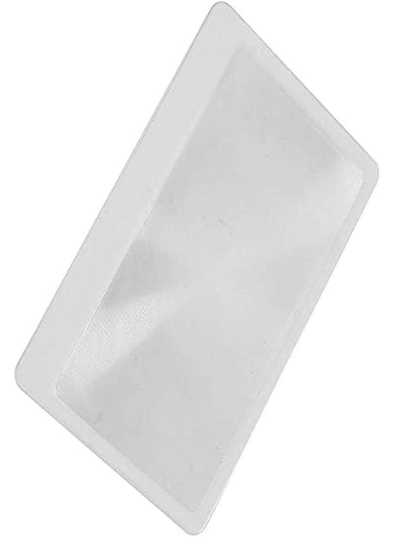 Pack of 6 pocket magnifier in credit card format, card magnifier with 3x magnification, ultra thin, flexible and shatterproof - Image 3