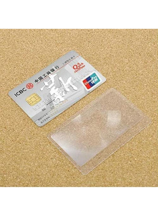 Pack of 6 pocket magnifier in credit card format, card magnifier with 3x magnification, ultra thin, flexible and shatterproof - Image 5