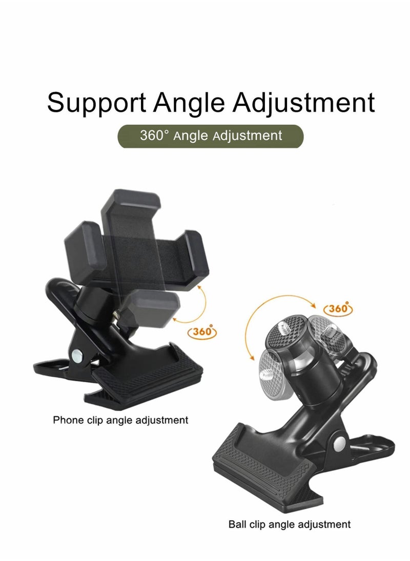 Y&D Universal Rowing Machine Phone Holder, Rower Metal Adjustable Cell Mount for Concept 2 Machine, Skierg, Bikeerg, and More, Fits Phones Up to 8Inch  - Image 5
