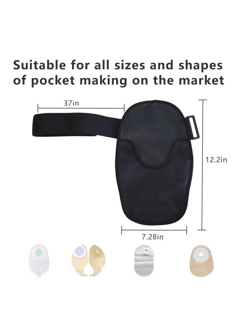 Waterproof Ostomy Bag Covers Adjustable Universal Stoma Pouch Cover for ileostomy Ostomy Supplies for Women Men - Image 2